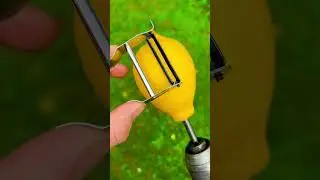 How to peel a lemon 🍋in 0.001 seconds 💨