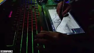 Image to Line art | Speed Art  | Illustrator Line Art from Graphic Tablet  | Graphic Tablet Drawing