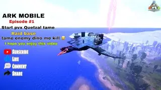 ARK MOBILE PVX | ARK MOBILE TAME QUETZAL | ARK  MOBILE PLAY IPAD 9 GENERATION | ARK SURVIVAL EVOLVED