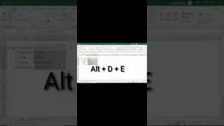 Shortcut Key for Text to Column in Excel