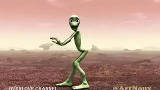 Uzay dans yeşil Adam orjinal