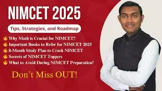 Crack NIMCET 2025: Complete Strategy & Roadmap to Success #nimcet2025 #nimcet #nimcetexam
