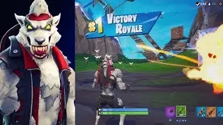 *NEW* TIER 100 'DIRE' WHITE WereWolf (GamePlay) EPIC Victory Royale (Fortnite)