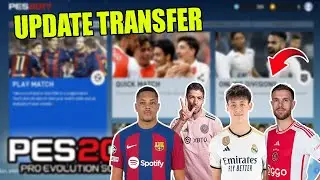 Cara Instal Pes 2017 Patch 2024 Update Transfer Terbaru | Update Transfer Pemain