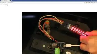 ESP8266 7 Segment Display Max7219 Web Server Tutorial HTTP Requests