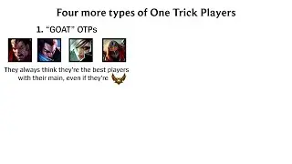 Four types of OTP players
