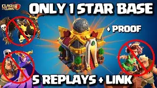 Only 1 star Base🔥Th16 Anti Root Rider Base | Best Th16 War Base With Link 2024 | Th16 CWL Base | coc