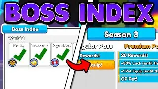 *NEW* ARM WRESTLE SIMULATOR BOSS INDEX UPDATE COMING! NEW INDEX! NEW REWARDS! AND MUCH MORE!