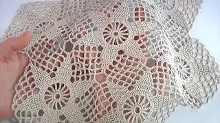 Delicate Crochet MOTIFS For Doily, Blanket, Cardigan /Joining Methods for Motif ideas