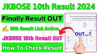 JKBOSE 10th Result 2024 Kaise Dekhe ? How To Check JKBOSE Class 10th Result 2024 ? 10th Result Link