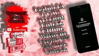 Redmi 6A & 6 Mi Account Remove By UMT Dongal Without Credit & No Risk In 2 Mint ✅ Free Unlock