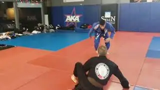 Open guard flow