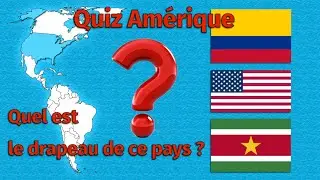 Quiz drapeaux d’Amérique. Quel est le drapeau de ce pays ? blind test