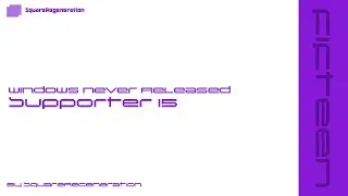 Windows Never Released Supporter 15
