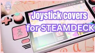 Steamdeck accessories: Cute joystick covers that fit perfectly to your steamdeck