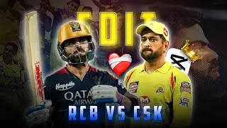 CSK VS RCB IPL EDITS || KAAYI SONG TRENDING CRICKET REELS VIDEO EDITING✨