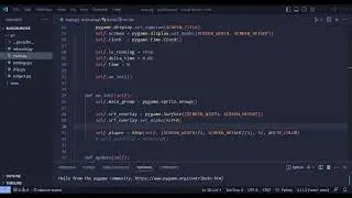 Первая часть: Разработка игры "Asteroids" на языке Python