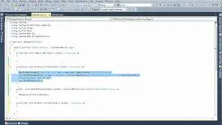 Simplest Asynchronous WCF Service Call sample -- C# (Video)