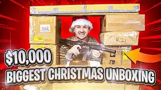 BIGGEST AIRSOFT UNBOXING $10,000 CHRISTMAS UNBOXING 2020!