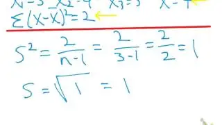 how to calculate a standard deviation