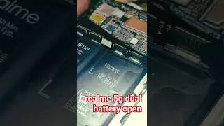 realme 5g duelcell battery open 
