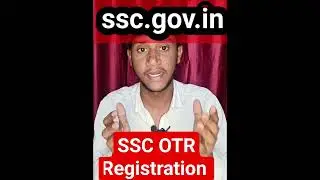 SSC OTR Registration 2024 #shorts #ssc #SscOTR #registration #OTRtutorial