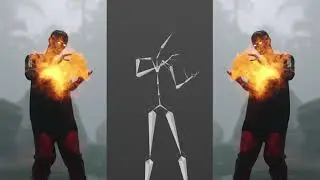 Cinema 4d Caster Mocap / Fire Bender / Turbulence FD