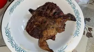 Вальдшнеп на углях. Быстрое приготовление.