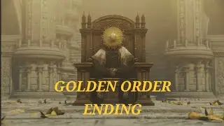 Goldmask Becomes Elden Lord - Golden Order Ending