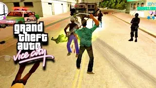 Random Fight With Cop's In GTA Vice City | GTA |#gta