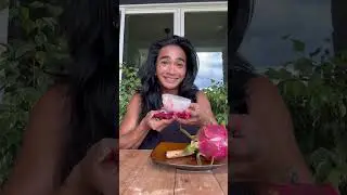 Yall lets try my white dragon fruit i grew !  @Justice