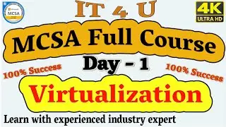 MCSA Full Course Day -1 Virtualization, Windows Server 2019 [Hindi] 
