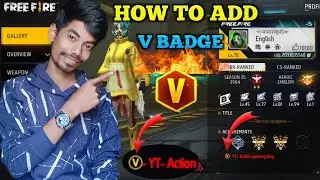 free fire me v badge kaise milega | how to get v badge | ff profile me v badge kaise lagaye