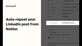 How to auto-repost your LinkedIn post from Notion
