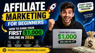 Affiliate Marketing for Beginners: How to Earn Your First $1,000 Online in 2026