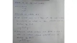 set | open and closed sets | class-11 | subsets of R | real numbers | maths