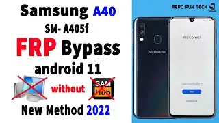 samsung a40 frp bypass without pc | sm-a405fn frp bypass 2024 | a40 frp u6 2024