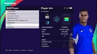 [PES 2021 | PES 2020 | PES 2019] MOISES CAICEDO FACE BUILD AND STATS