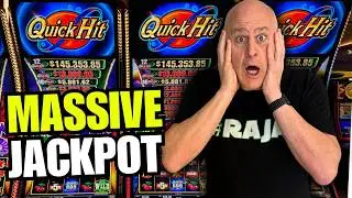 ENDLESS JACKPOTS PLAYING MAX BET $120/SPIN QUICK HIT LINK SLOTS!!