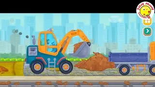 Új Építős- Bontós, munkagépes mese- Mall construction gameplay cartoon- Játékmesék