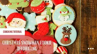 Christmas Snowman Cookie Decorating