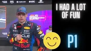 Max Verstappen interview P1 qualifying saudi arabia GP #f1 #maxverstappen #saudigp  #formula1