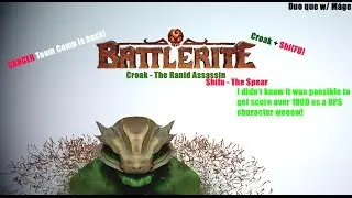 Battlerite - Croak/Shifu Gameplay I didn't know it was possible to get over 1000 Score as a DPS