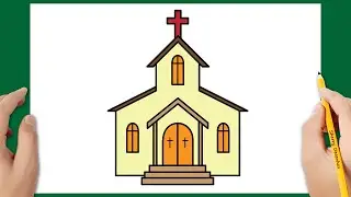 COMO DESENHAR UMA IGREJA FÁCIL