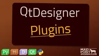 PyQt QtDesigner Plugins