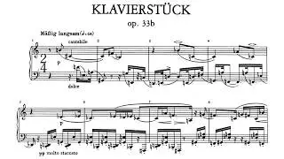 Schoenberg: Klavierstück Op. 33b (Pollini)