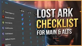 Lost Ark Checklist - Easily Track Daily & Weekly Activities