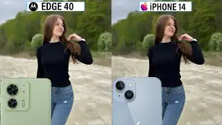 Motorola Edge 40 VS iPhone 14 Camera test Comparison