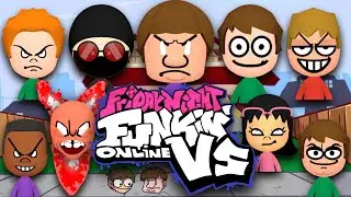 Every EDD and UBERKIDS vs Friday Night Funkin' ONLINE MOD Mii EVER!