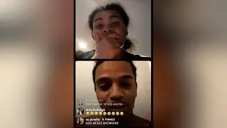 C Blu Gets Punched By GF For “Cheating” on IG Live #nydrill #drill